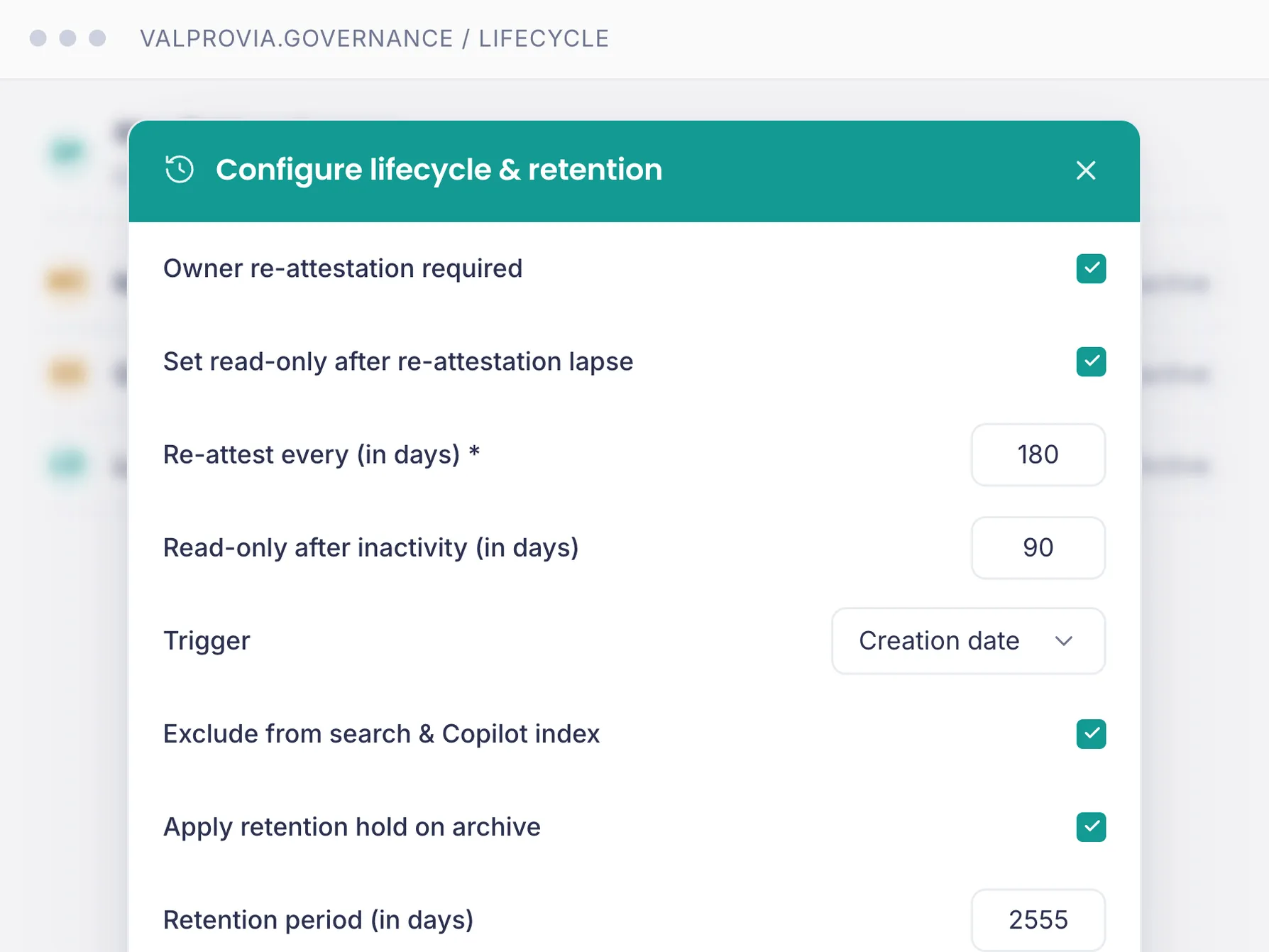 SharePoint Site Lifecycle and Retention