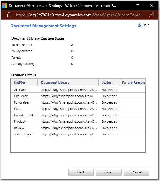 Document Management Settings overview in Microsoft 365