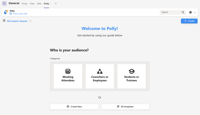 Polly: schnelle Umfragen innerhalb von Microsoft Teams