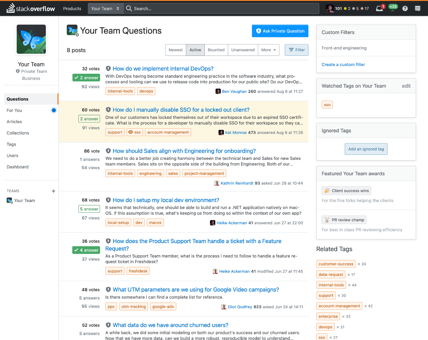 Stack Overflow für Teams: Q&A direkt in Microsoft Teams