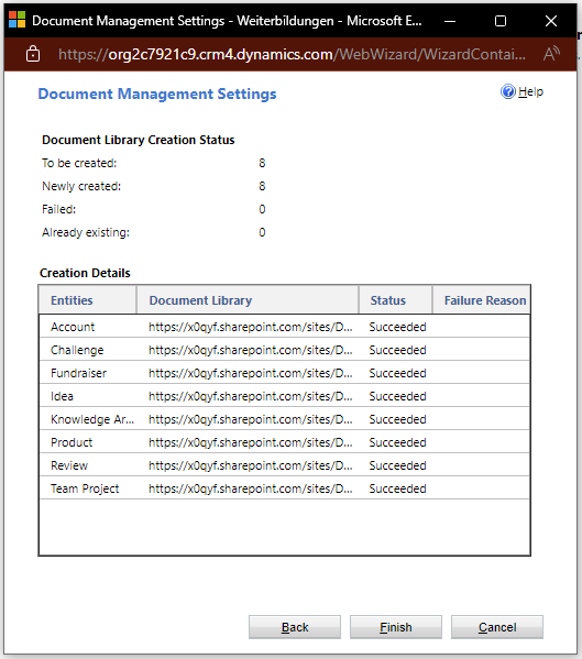 Document Management Settings Microsoft 365